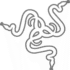 Home 5 razer logo black and white